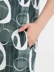 Зеленый халат женский, Хоум Стайл, 2307Х