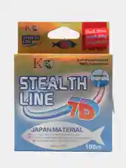 Прозрачный леска рыболовная Stealth line 3D, монофильная, прозрачная, 100 м