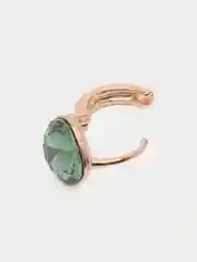 Зеленый серьги с камнем Swarovski, Xuping, позолота