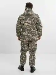 Зелёный хаки костюм горка, зимний, мужской, камуфляж