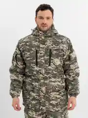 Зелёный хаки костюм горка, зимний, мужской, камуфляж