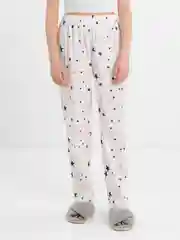 Брюки женские KAFTAN "Pink stars", размер 44-46, белый