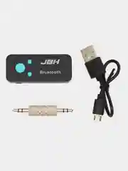 Хром автомобильный AUX ресивер, Bluetooth адаптер, для музыки и громкой связи