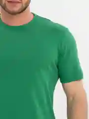 Зеленый футболка мужская SAMO, однотонная