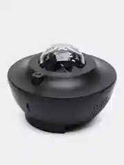 Черный ночник проектор ночного неба, звёздное небо с колонкой bluetooth и пультом, 10 режимов