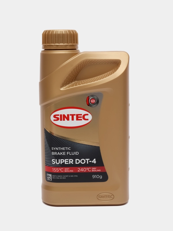 Тормозная жидкость Sintec SUPER DOT-4 (910г)