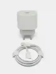 Блок питания для iPhone, 20w, с быстрой зарядкой, с кабелем Type-C - lightning, зарядка