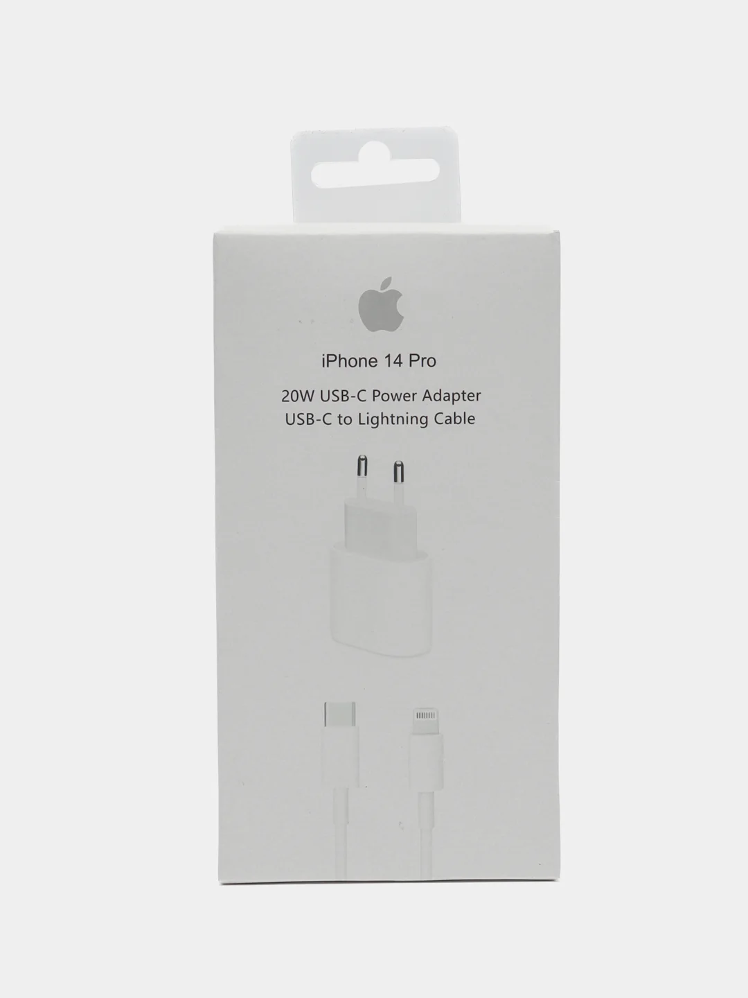 Блок питания для iPhone, 20w, с быстрой зарядкой, с кабелем Type-C - lightning, зарядка