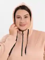Бежевый спортивный костюм теплый