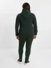 Зеленый костюм на флисе, больших размеров, Unisex