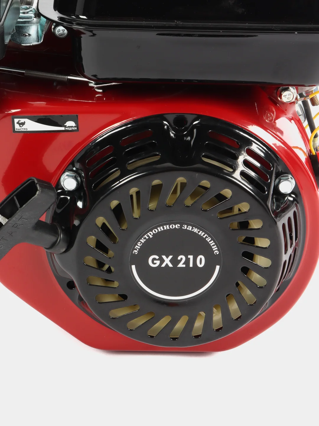 Двигатель бензиновый Krotof GX 210 (7,0 л.с., 212 куб.см., вал 19 мм) для мотоблока