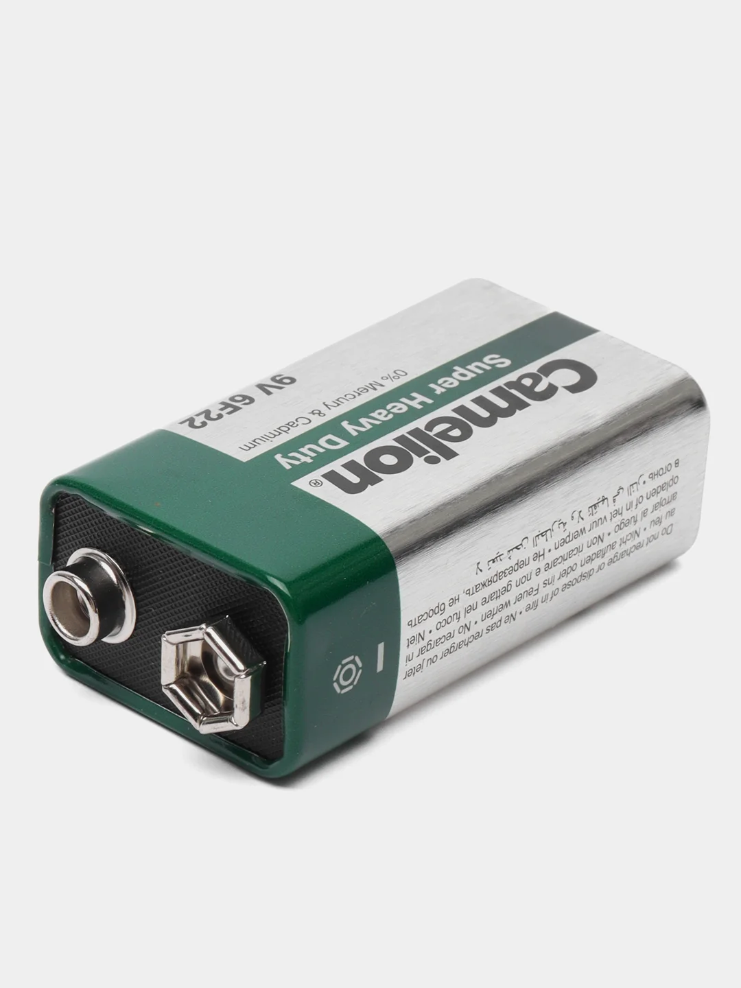 Батарейка солевая Camelion 6F22-SP1G Super Heavy Duty Green, 9V, тип Крона