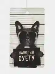 Хром ароматизатор воздуха для авто, картонный