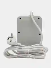 Тёмно-серый сетевой фильтр-удлинитель, с USB разъёмами, с заземлением