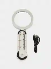 Лампа-лупа х5 х11 для творчества LEDx18 от 3АAA+ USB линзы d=2 см и 7,5 см 11х9х22,8 см