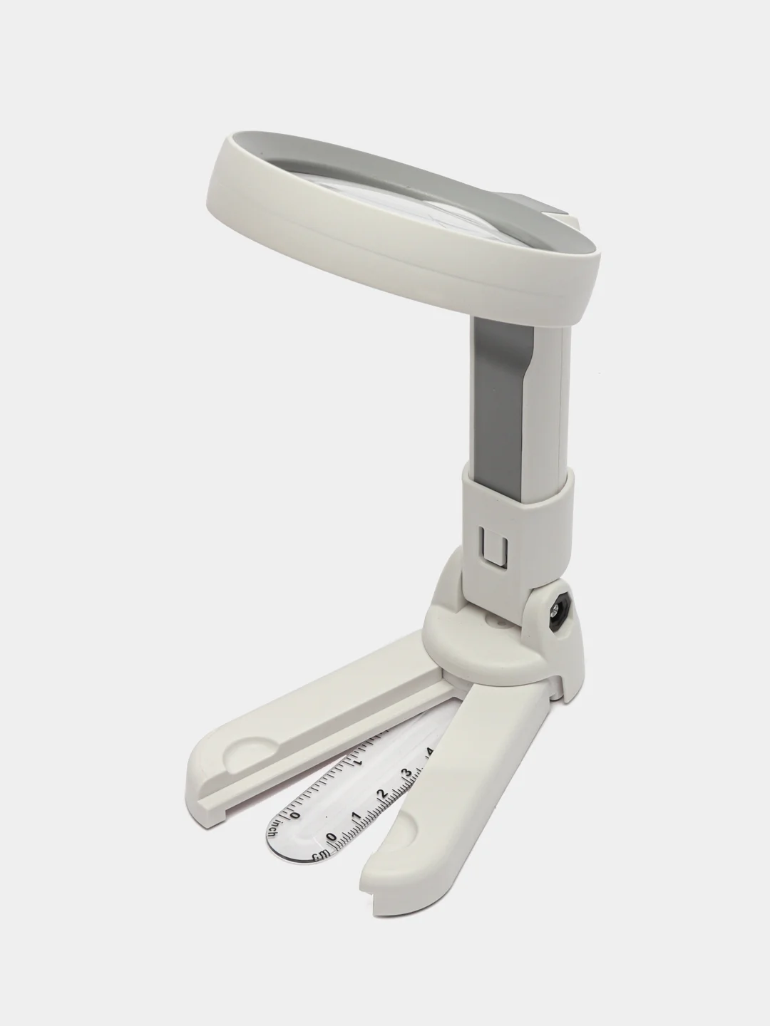 Лампа-лупа х5 х11 для творчества LEDx18 от 3АAA+ USB линзы d=2 см и 7,5 см 11х9х22,8 см