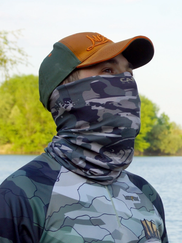 Бафф мужской MixFish Zander Camo, шейный платок / балаклава