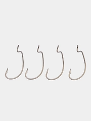 Крючки офсетные для джига Caiman L40601 Worm Hook Teflon