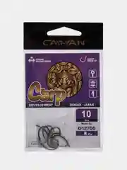 Крючки карповые Caiman D12700 CarpTeflon (форма Crank)