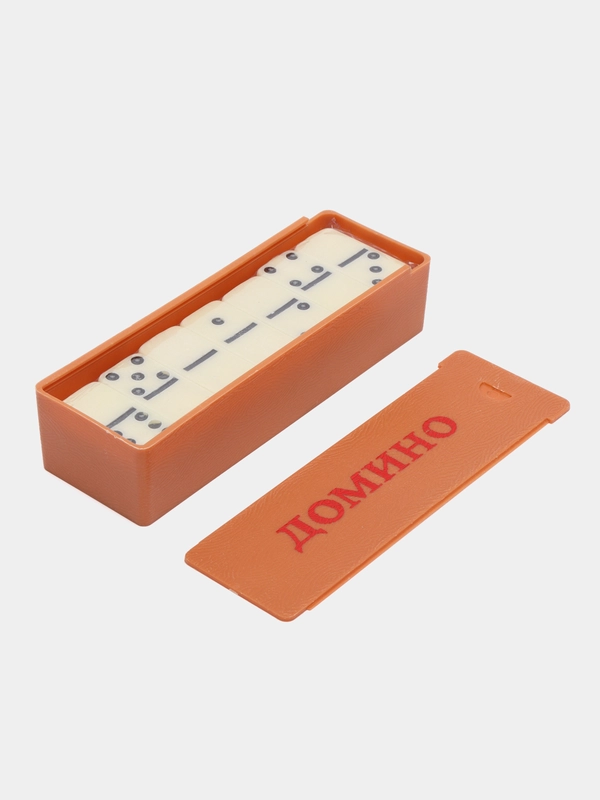 LDGames Домино пластик, в пластиковом боксе 14,5х5 см, 4006B