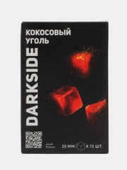 Уголь для кальяна DARKSIDE 25мм (72шт)