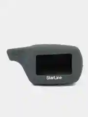 Серый чехол брелка сигнализации от Starline B9, B6, A91, А61 силиконовый