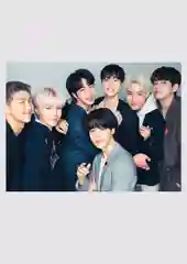 Кораллово-розовый плакаты K-POP BTS