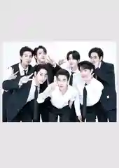 Зеленый плакаты K-POP BTS