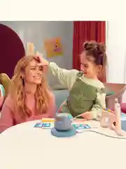 Серый умная колонка VK Капсула Нео с часами и Марусей (5Вт)