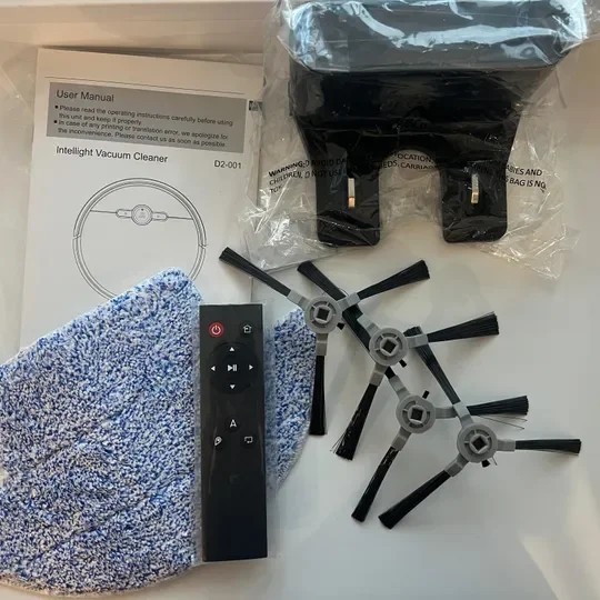 Черный робот-пылесос Intelligent Robot Cleaner