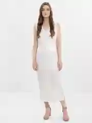 Молочный женский летний костюм юбка жилет