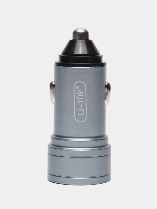 Автомобильная  зарядка в прикуриватель для телефона, с разъемами USB и Type C