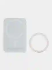 Белый повербанк, внешний аккумулятор, Power Bank Magsafe для iphone, беспроводная зарядка
