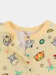 Горчичный комбинезон для новорождённого