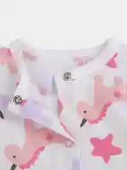 Белый комбинезон для новорождённого