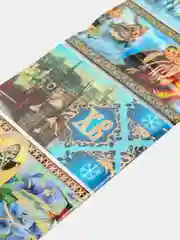 Бордовый термонаклейки на пасхальные яйца, 21 штука