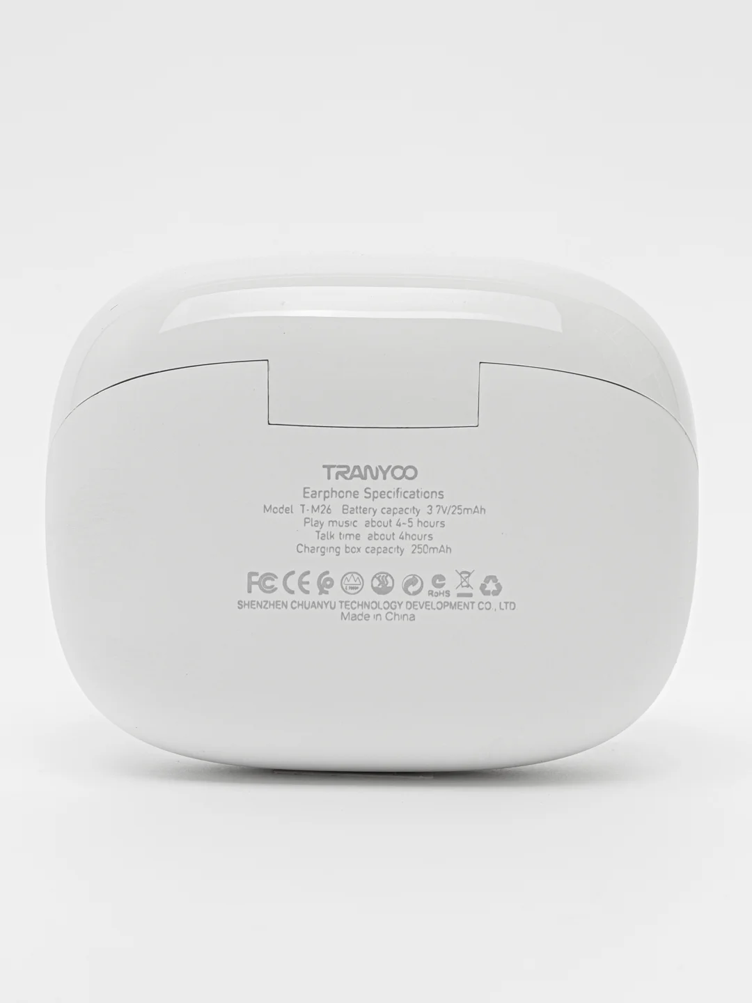 Белый беспроводные наушники Tranyoo TM26 / TM27 / TM2 Wireless Stereo Earphone TWS