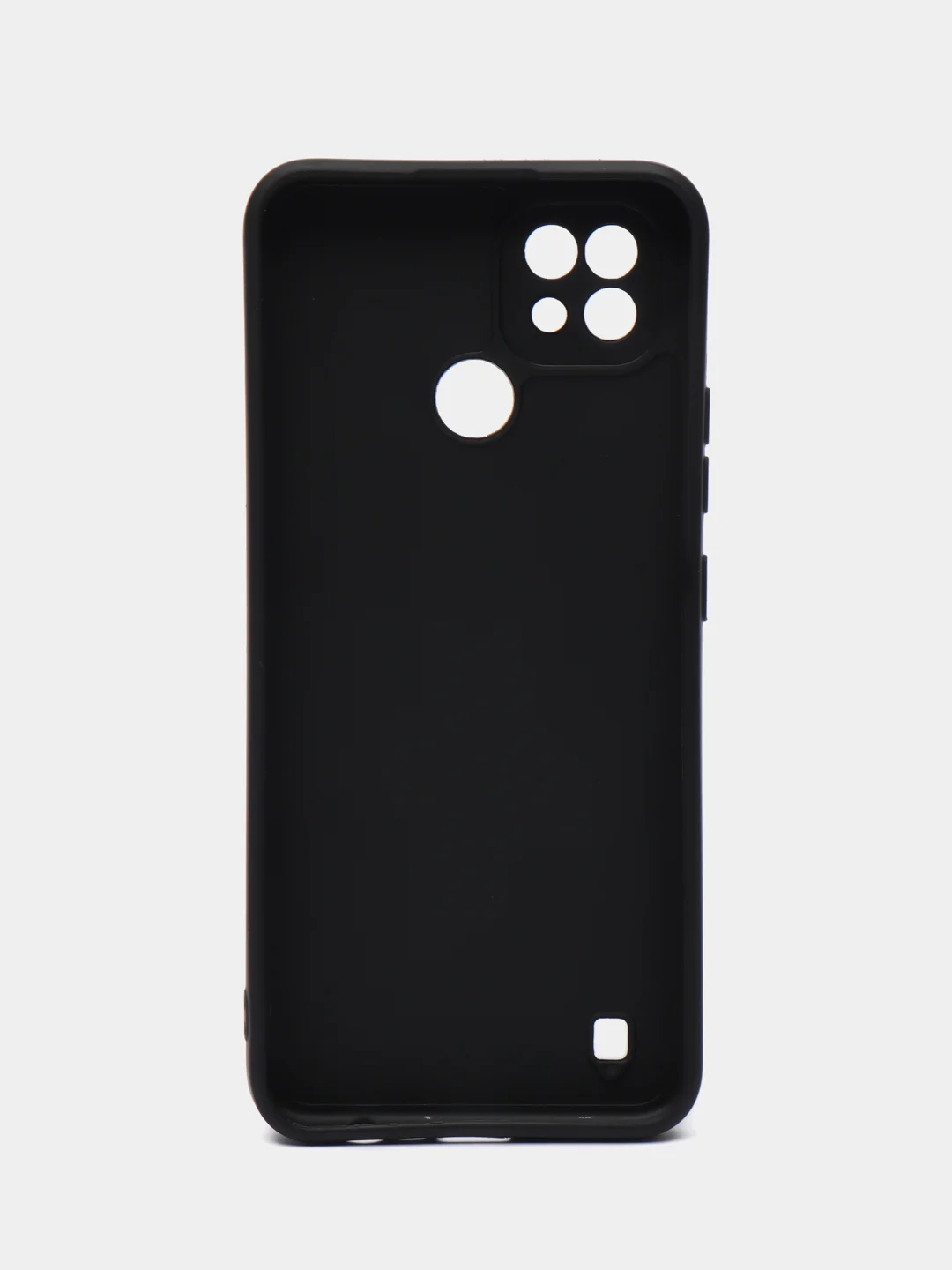 Черный чехол для Realme C21 (Реалми С21) черный, прозрачный, противоударный