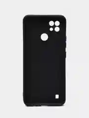 Черный чехол для Realme C21 (Реалми С21) черный, прозрачный, противоударный