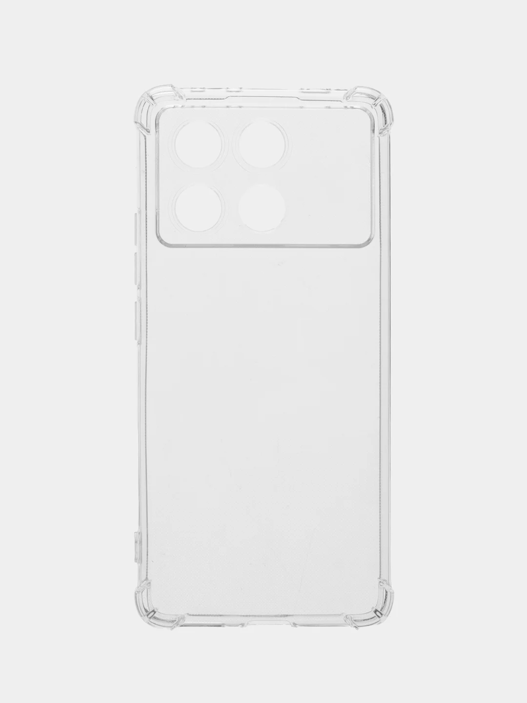 Прозрачный чехол для Xiaomi Poco X6 Pro (Сяоми Поко Х6 Про) прозрачный противоударный