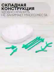 Салатовый складная сушилка КАРТОФАН для детских бутылочек, поильников, сосок и посуды деревце