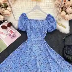 Лазурный платье женское летнее