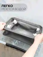 Молочный корзина-контейнер КАРТОФАН для хранения вещей, белья, игрушек, мелочей тканевая хлопковая