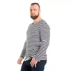 Синий футболка мужская N.O.A. с длинным рукавом трикотажная