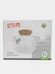 VETTA Чайник заварочный 1000 мл, с металлическим фильтром, стекло