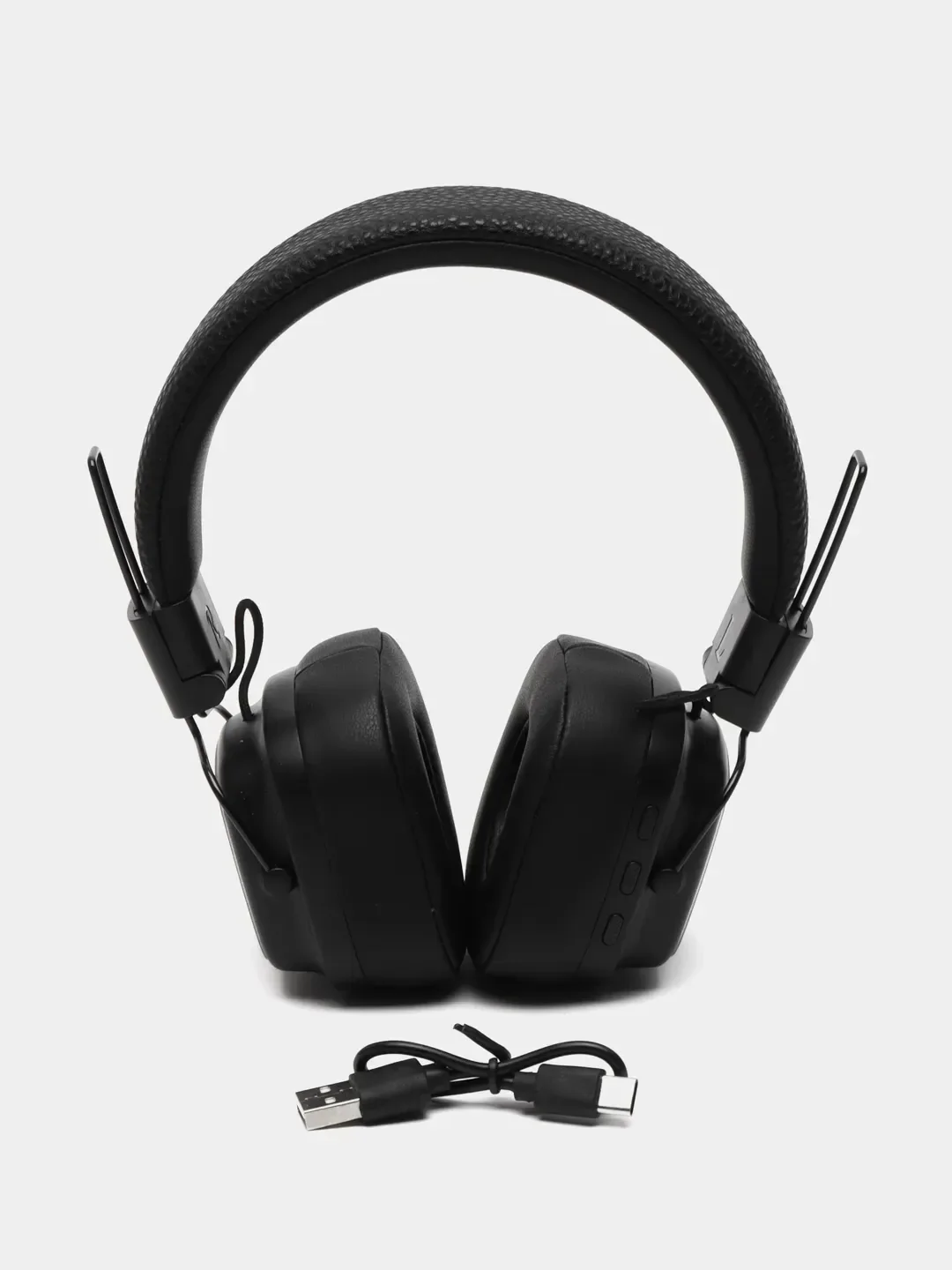 Черный беспроводные полноразмерные большие наушники с Bluetooth и подсветкой