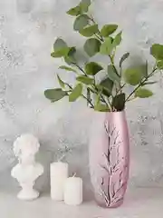 Розовый ваза для цветов настольная