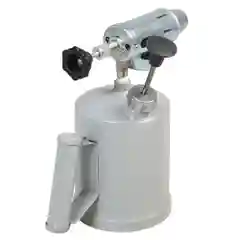 Лампа паяльная (горелка) бензия, 1,5L, серая AGT-06