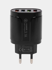 Зарядное устройство для телефона 4USB, адаптер для смартфона блок питания сетевой