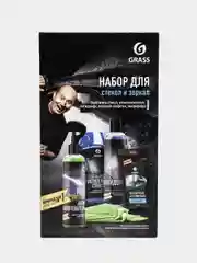 Подарочный набор автохимии, для стекол и зеркал, 5 предметов
